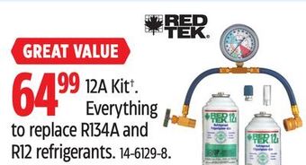 Canadian Tire Red tek 12a kit† offer