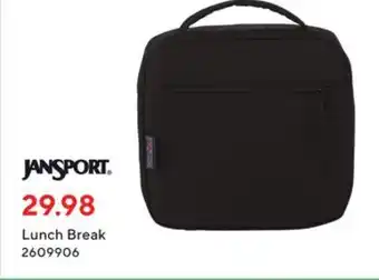 Staples Jansport® lunch break offer