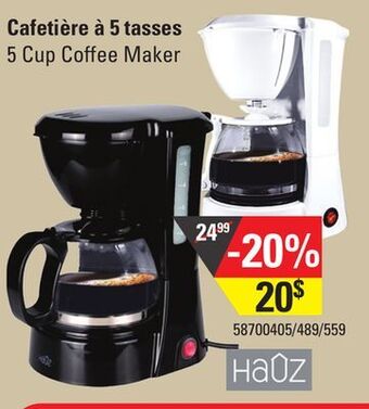 Sushi Shop Hauz 5 cup coffee maker offer