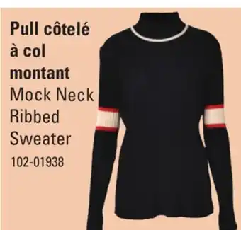 Sushi Shop Mock neck ribbed sweater offer