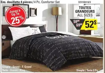 Sushi Shop 4 pc. comforter set offer