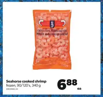 Real Canadian Superstore Seahorse cooked shrimp, 90/120's, 340 g offer