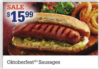 M & M Food Market Oktoberfest®† sausages offer