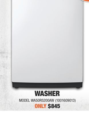 Home Depot Samsung washer offer