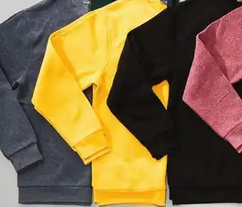 Giant Tiger Men's fleece hoodies or crew top offer