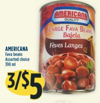 Marché Adonis Americana fava beans offer