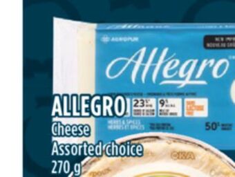 Marché Adonis Allegro cheese offer