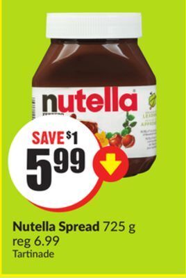 Chalo FreshCo Nutella spread 725 g offer