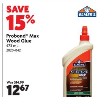 Home Hardware Probond® max wood glue offer