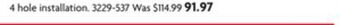 Home Hardware Adler kitchen faucet with side spray offer