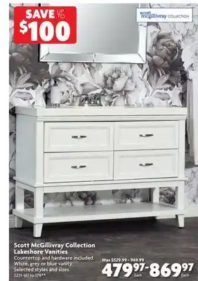 Home Hardware Scott mcgillivray collection lakeshore vanities offer