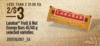 Zehrs Markets Larabar™ fruit & nut energy bars, 45/48 g offer