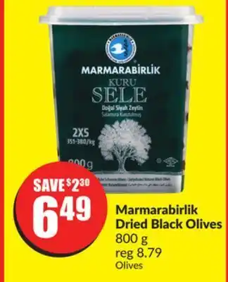 FreshCo Marmarabirlik dried black olives 800 g offer