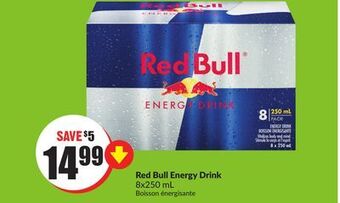 FreshCo Red bull energy drink 8x250 ml offer