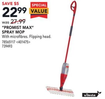 RONA Vileda "promist max" spray mop offer