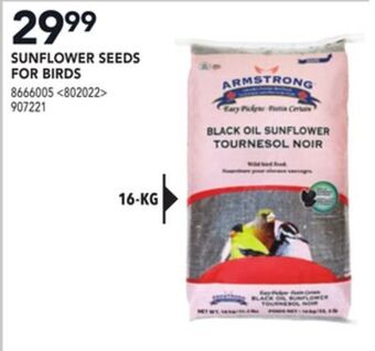 RONA Armstrong sunflower seeds for birds offer