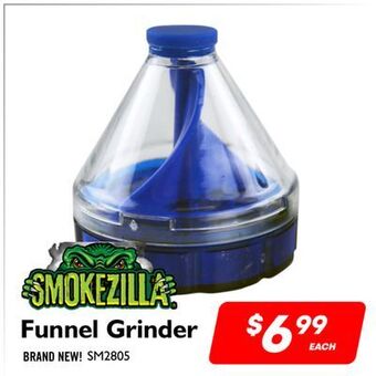 Factory Direct Smokezilla funnel grinder offer