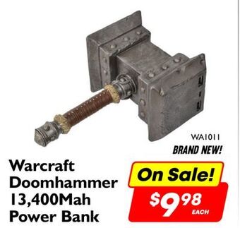 Factory Direct Debranded warcraft doomhammer 13,400mah power bank offer