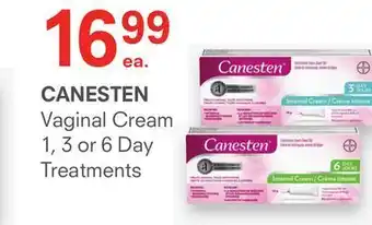 Canesten vaginal cream 1, 3 or 6 day treatments