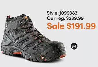 Mark's Merrell work safety footwear offer