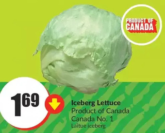 FreshCo Iceberg lettuce offer