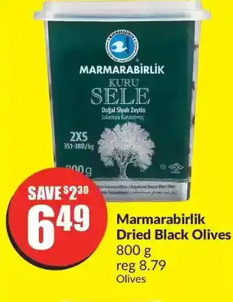 FreshCo Marmarabirlik dried black olives offer