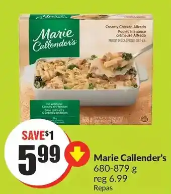 FreshCo Marie callender's offer