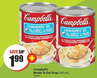 FreshCo Campbell's ready to eat soup offer