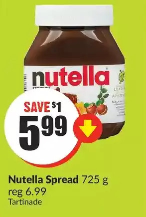 FreshCo Nutella spread offer