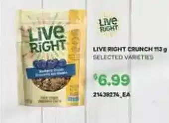 Independent Grocer Live right crunch offer