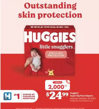 Independent Grocer Huggies super big pack diapers offer