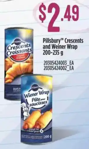 Independent Grocer Pillsburry crescents and weiner wrap offer