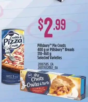 Independent Grocer Pillsbury pie crusts or pillsbury breads offer