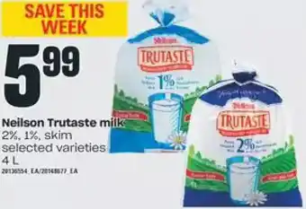 Independent Grocer Neilson trutaste milk offer