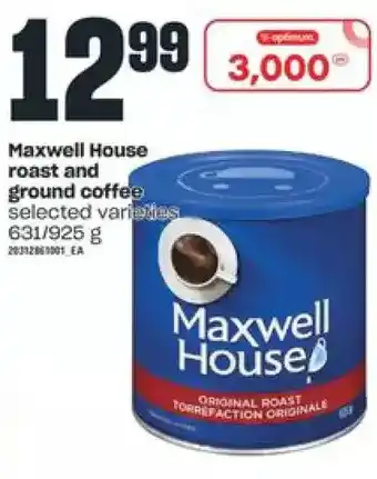 Independent Grocer Maxwell house roast and ground coffee offer