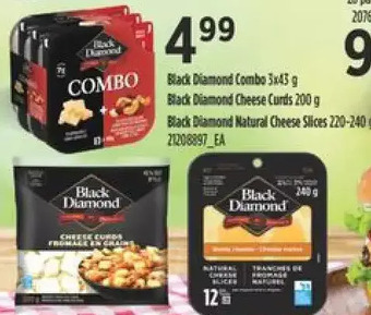 Independent Grocer Black diamond combo | black diamond cheese curds | black diamond natural cheese slices offer