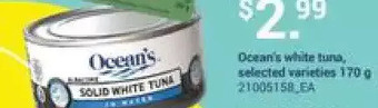 Independent Grocer Ocean's white tuna offer