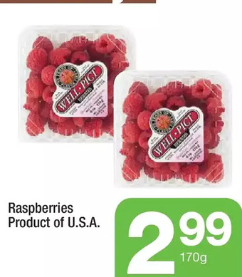Highland Farms Raspberries offer