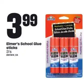 Loblaws Elmer's school glue sticks offer