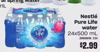 Loblaws Nestlé pure life water offer