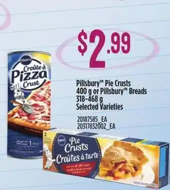 Loblaws Pillsbury pie crusts or pillsbury breads offer