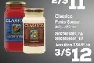 Loblaws Classico pasta sauce offer