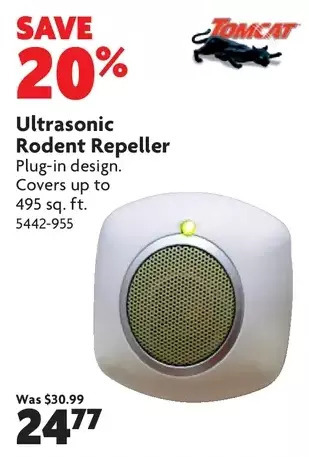 Home Hardware Ultrasonic rodent repeller offer