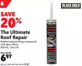 Home Hardware The ultimate roof repair: 300 ml | 850 ml offer