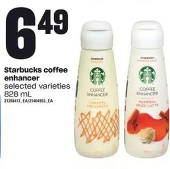 Zehrs Markets Starbucks coffee enhancer offer
