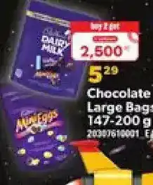 Zehrs Markets Chocolate large bags offer