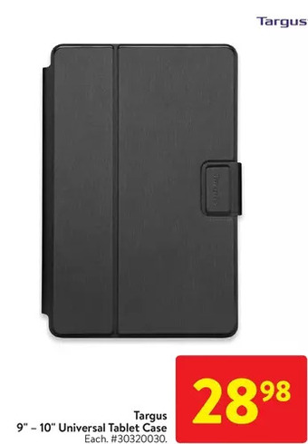 Walmart Targus 9" - 10" universal tablet case offer