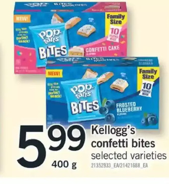 Fortinos Kellogg's confetti bites offer