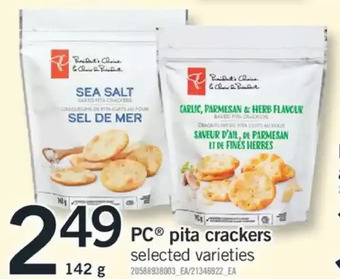 Fortinos Pc pita crackers offer