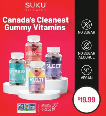 Fortinos Suku gummy vitamins offer